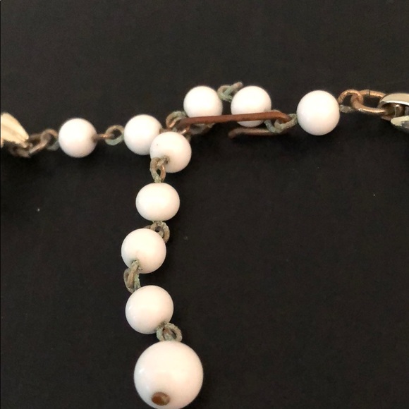 VINTAGE VIVID COLORFUL CRYSTAL & ENAMEL NECKLACE - Picture 5 of 13